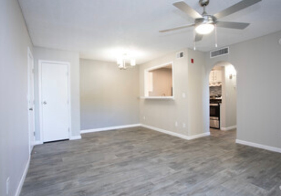 silverado apartment renovated livingroom